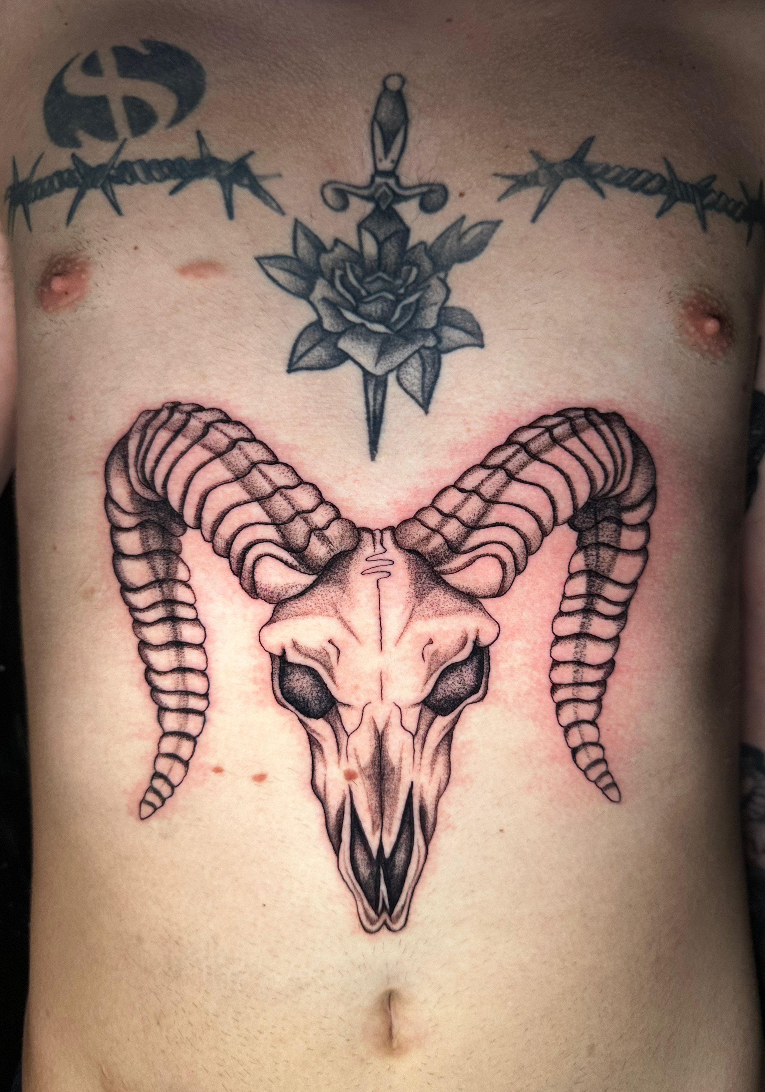 blackwork puntillismo_