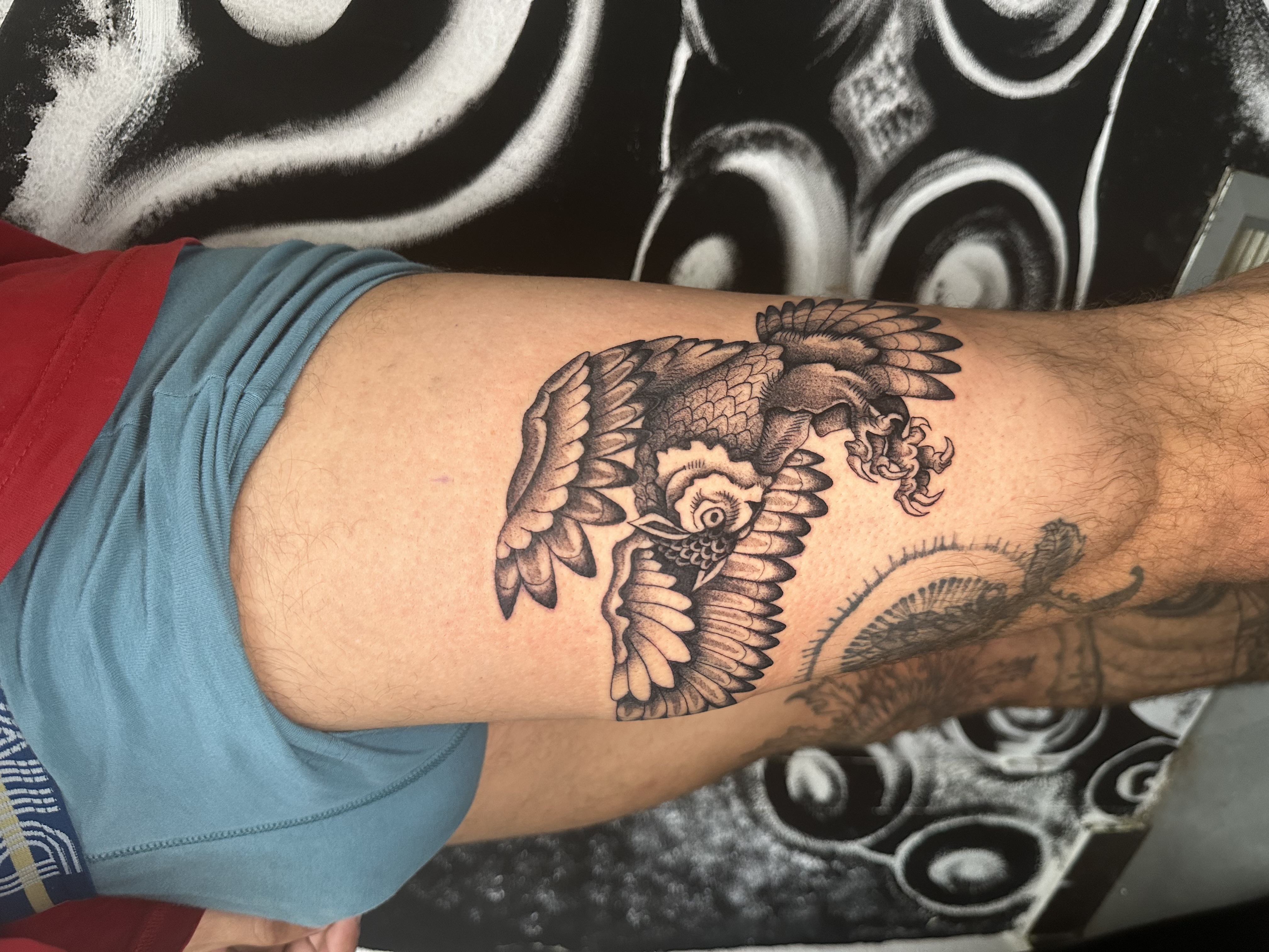 blackwork puntillismo sketch