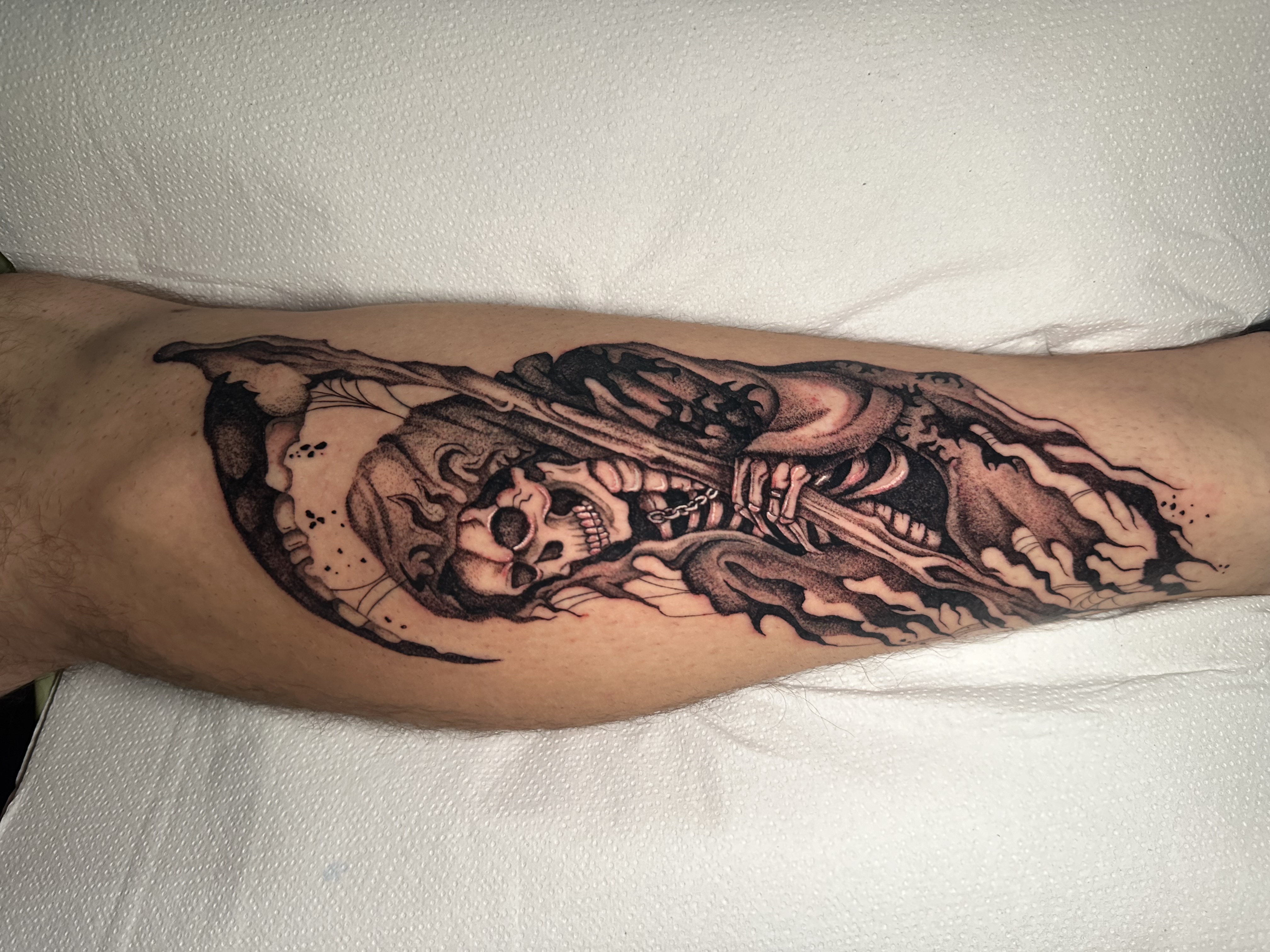 blackwork sketch puntillismo